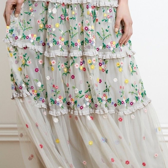 BHLDN Needle & Thread Gown size US 8 $781 - Picture 5 of 16